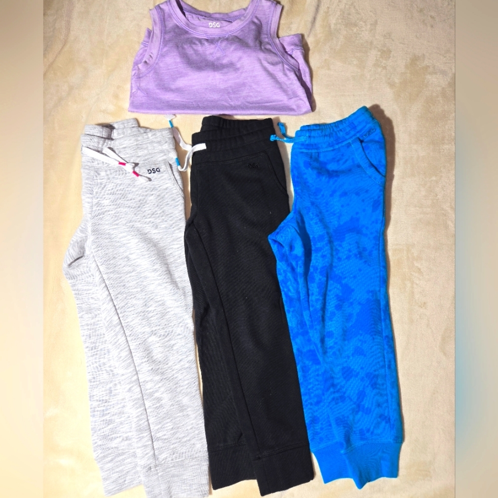 DSG Kids Joggers 3 Pairs And Tank